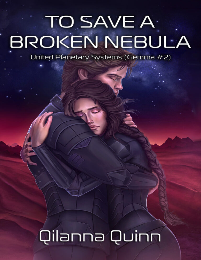 To Save a Broken Nebula Qilanna Quinn Kitap Kapağı