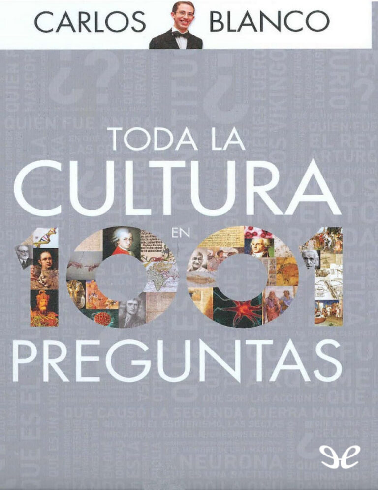Toda la cultura en 1001 preguntas Carlos Blanco Kitap Kapağı