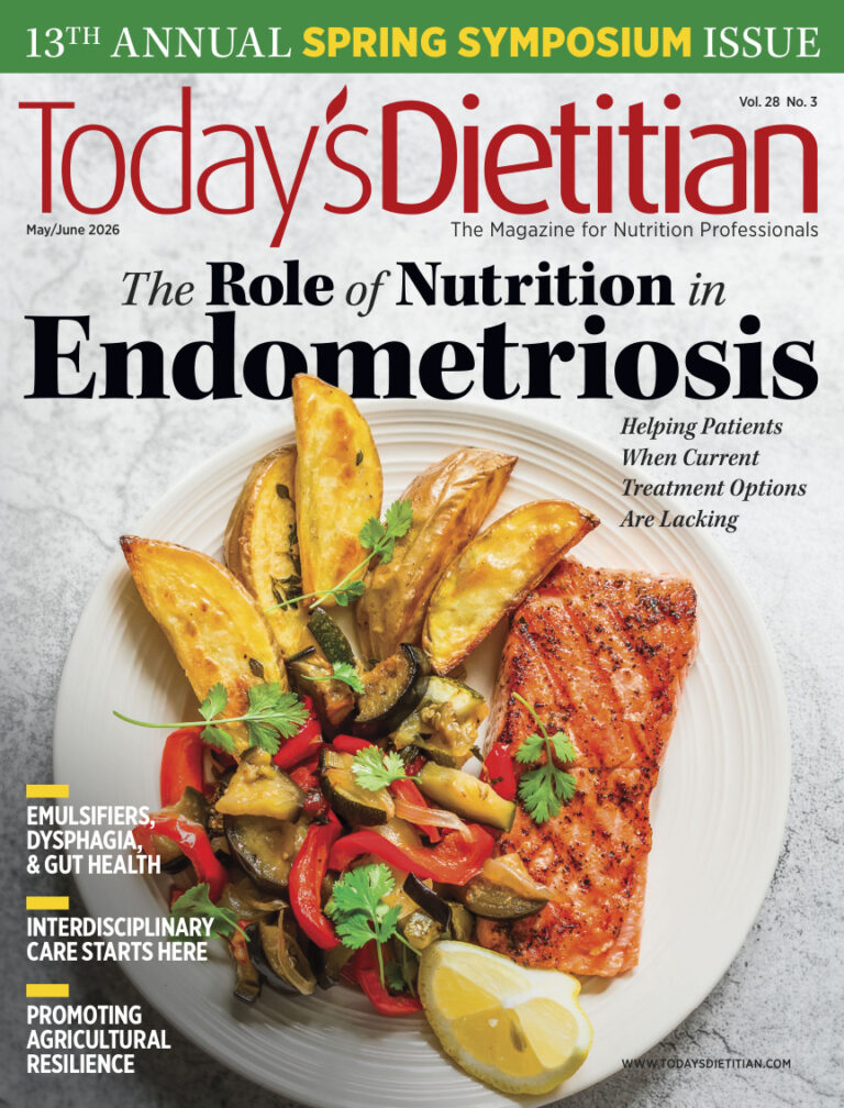Todays Dietitian Vol 28 Issue 03 MayJune 2026 Todays Dietitian Kitap Kapağı