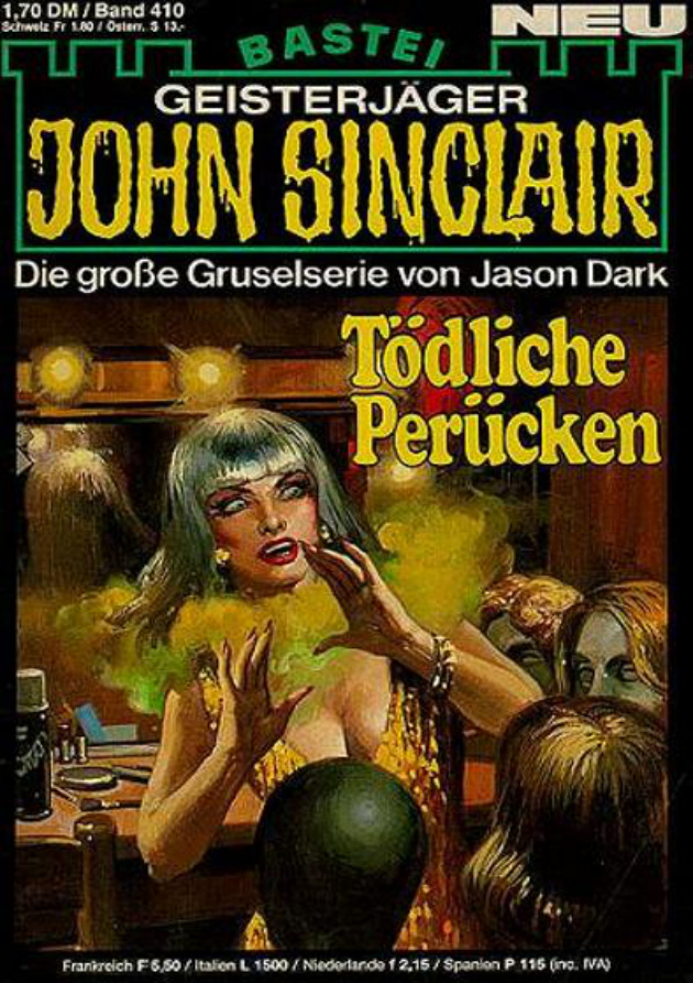 Todliche Perucken German Edition Dark Jason Kitap Kapağı