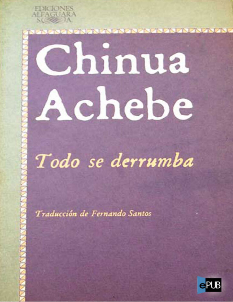 Todo se derrumba Spanish Achebe Chinua Kitap Kapağı