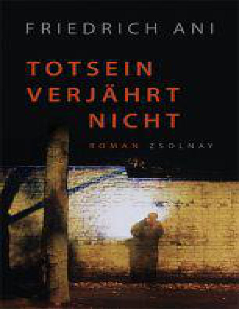 Tot sein verjahrt nicht Ani Friedrich Kitap Kapağı