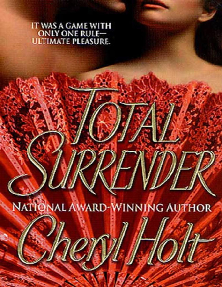 Total surrender Cheryl holt Kitap Kapağı