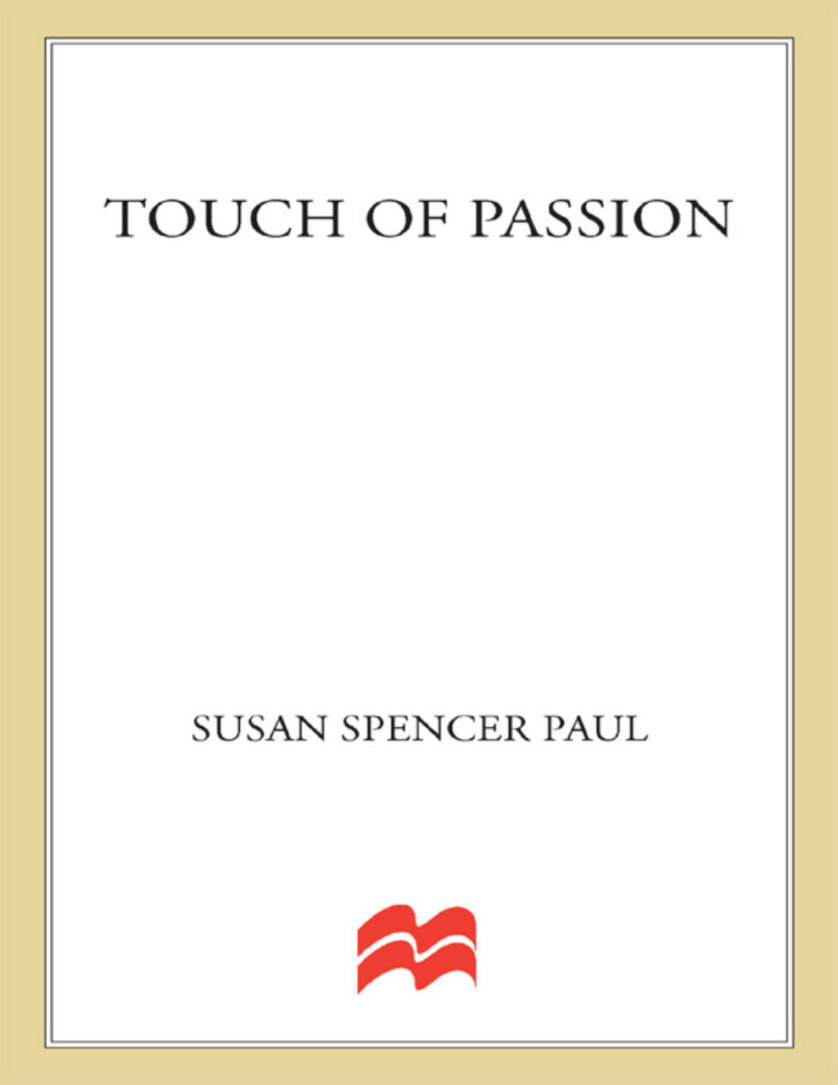 Touch of passion Susan Spencer Paul Kitap Kapağı