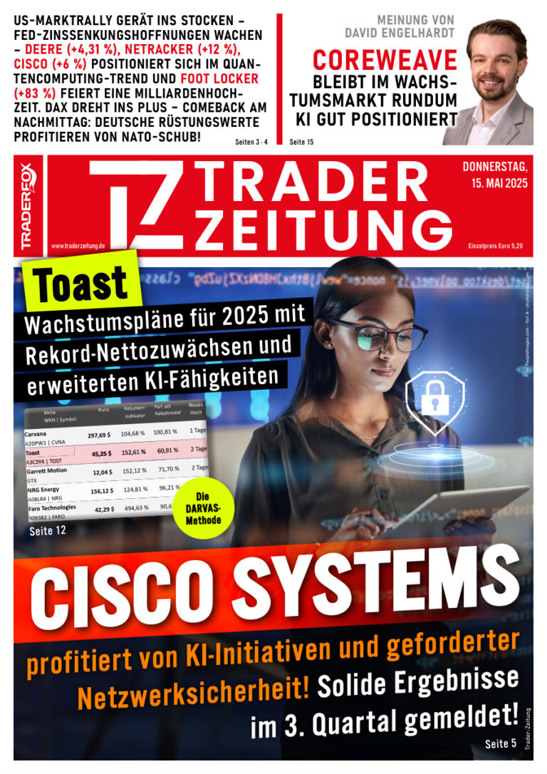 Trader Zeitung 15 Mai 2025 GER Trader Zeitung Kitap Kapağı