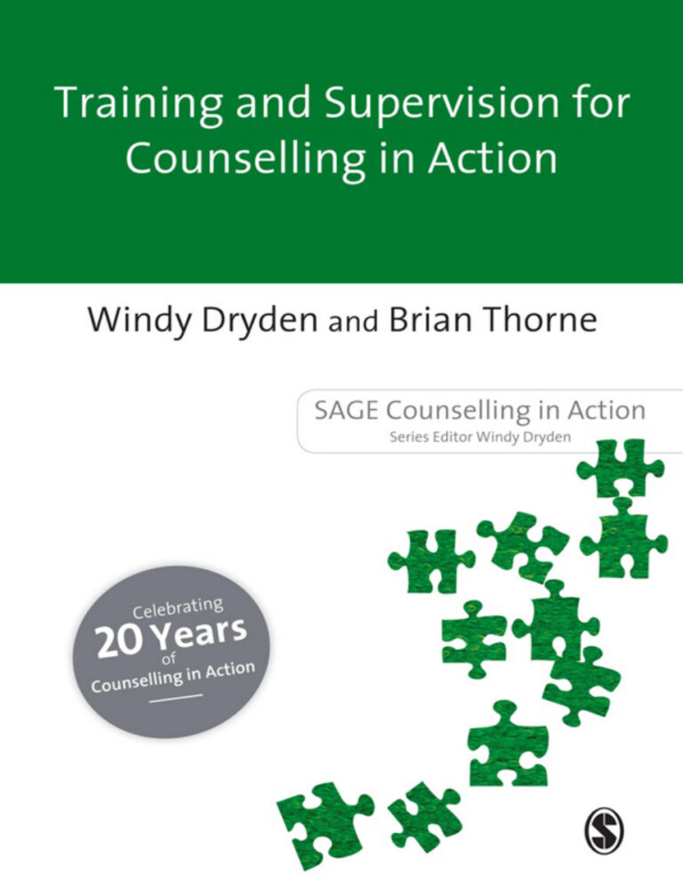 Training and Supervision for Counselling in Action Windy Dryden Kitap Kapağı
