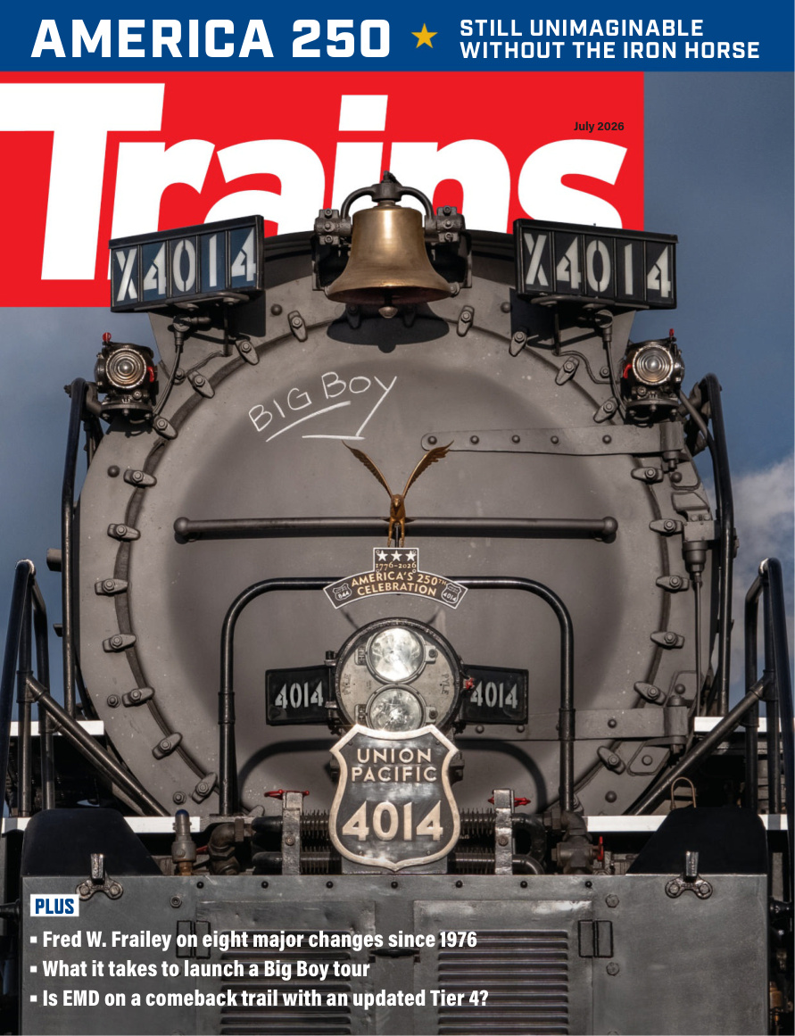 Trains July 2026 Trains Kitap Kapağı
