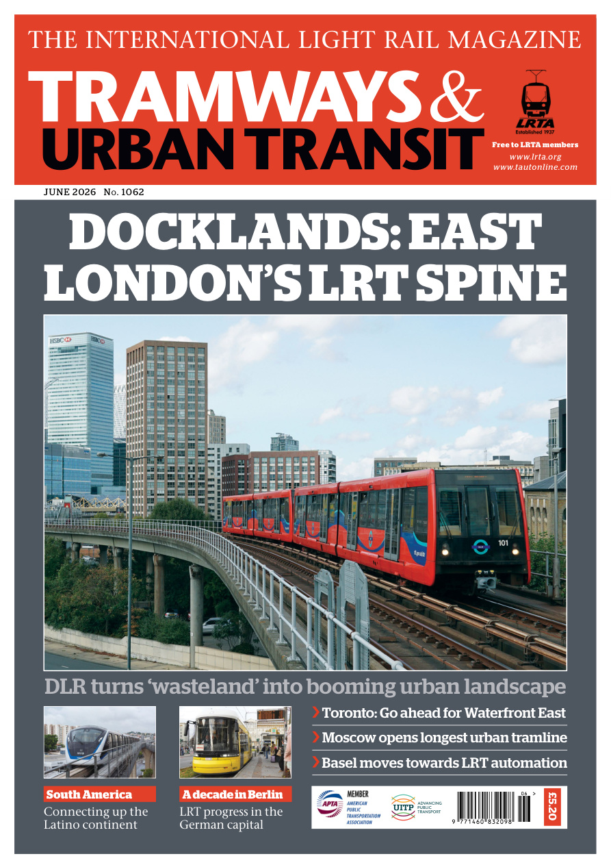 Tramways n Urban Transit Issue 1062 June 2026 Tramways n Urban Transit Kitap Kapağı