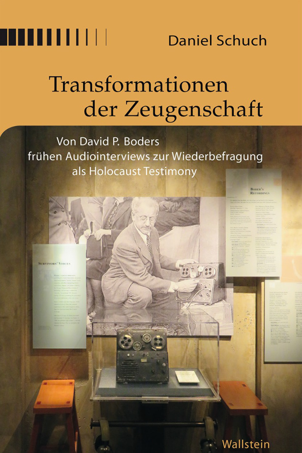 Transformationen der Zeugenschaft Von David P German Edition Daniel Schuch Kitap Kapağı