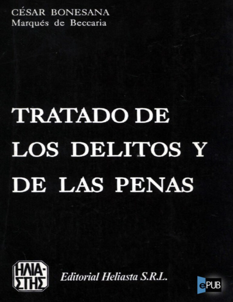 Tratado de los delitos y de las penas Spanish Beccaria Cesar Kitap Kapağı