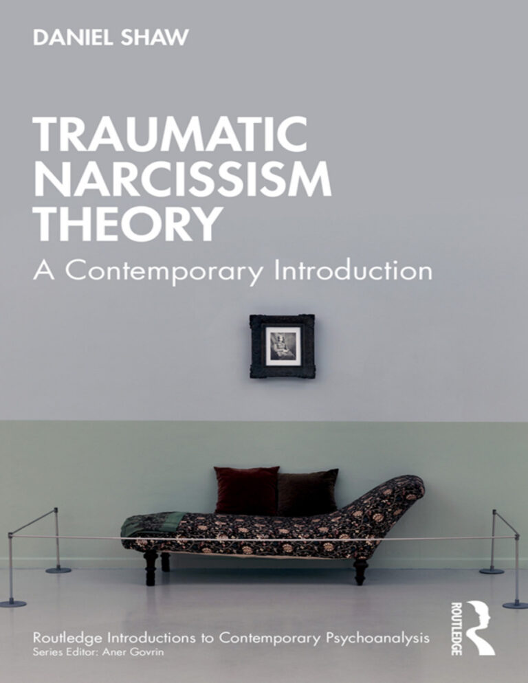 Traumatic Narcissism Theory Daniel Shaw Kitap Kapağı