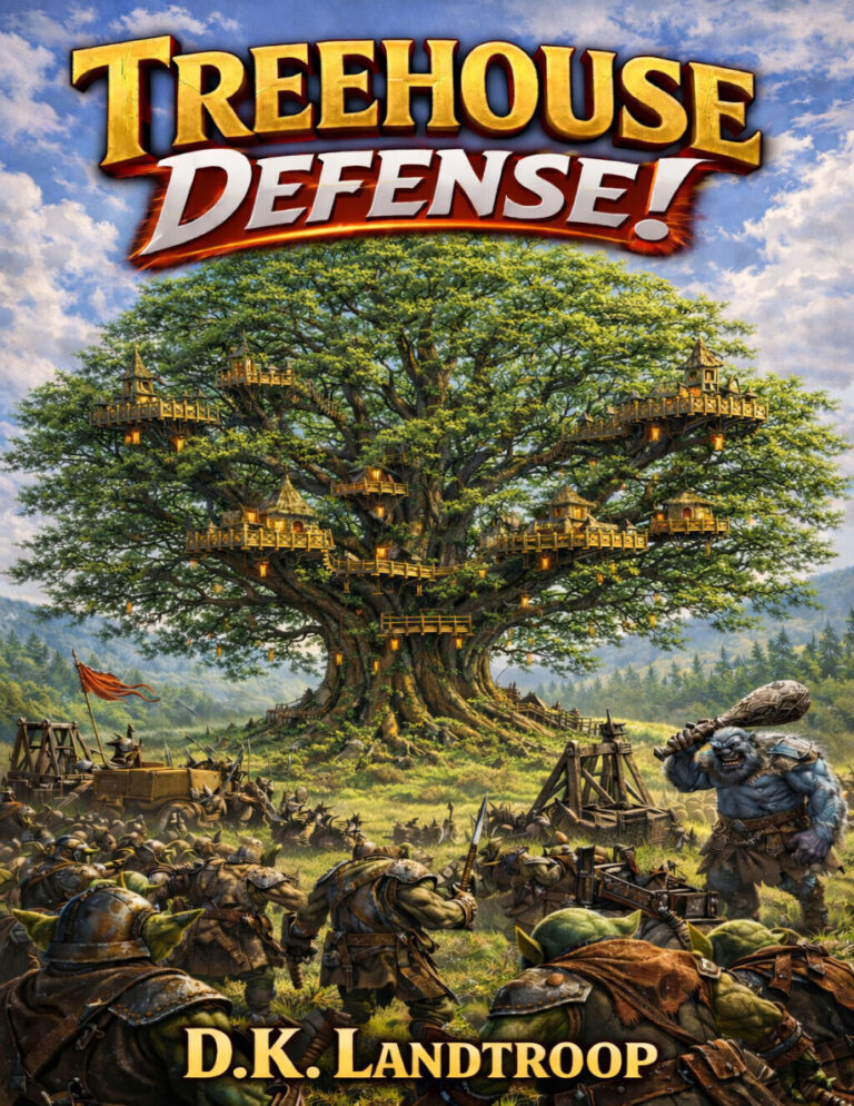 Treehouse Defense Book One DK Landtroop Kitap Kapağı