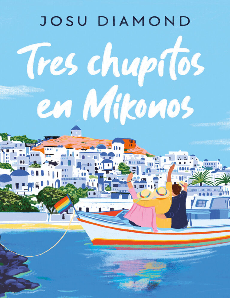 Tres chupitos en Mikonos Spanish Edition Josu Diamond Kitap Kapağı