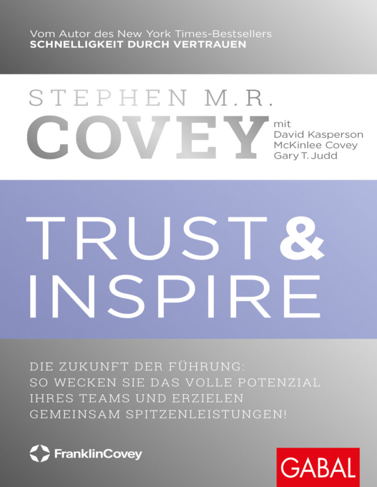 Trust and Inspire German Edition Stephan M R Covey Kitap Kapağı