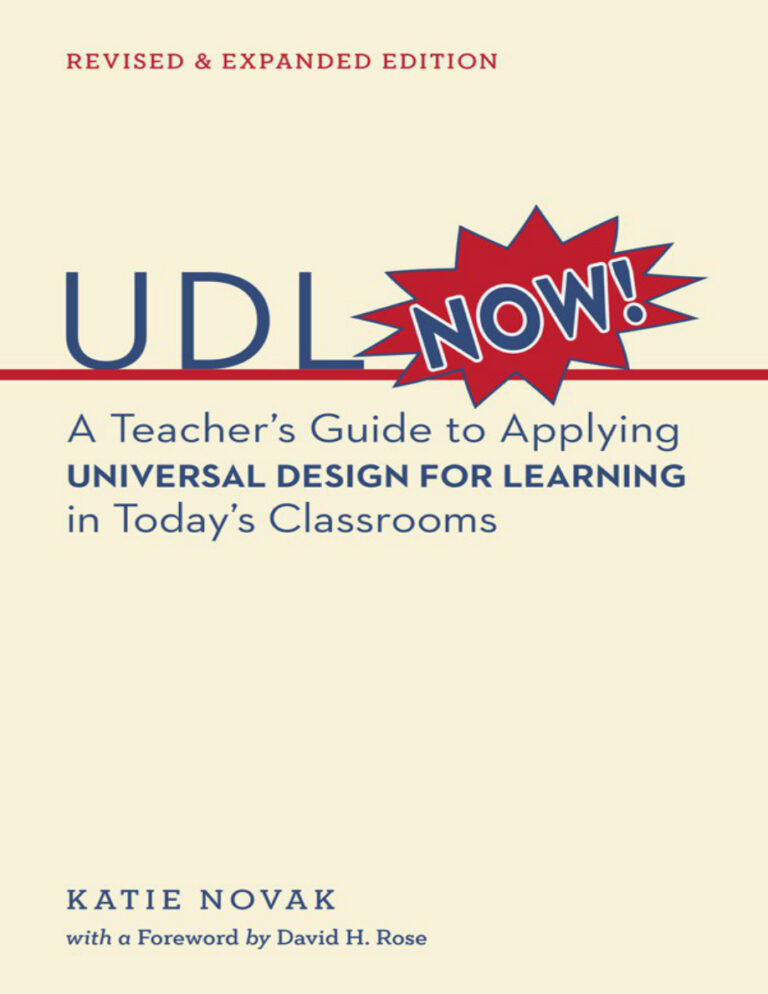 UDL Now Katie Novak Kitap Kapağı