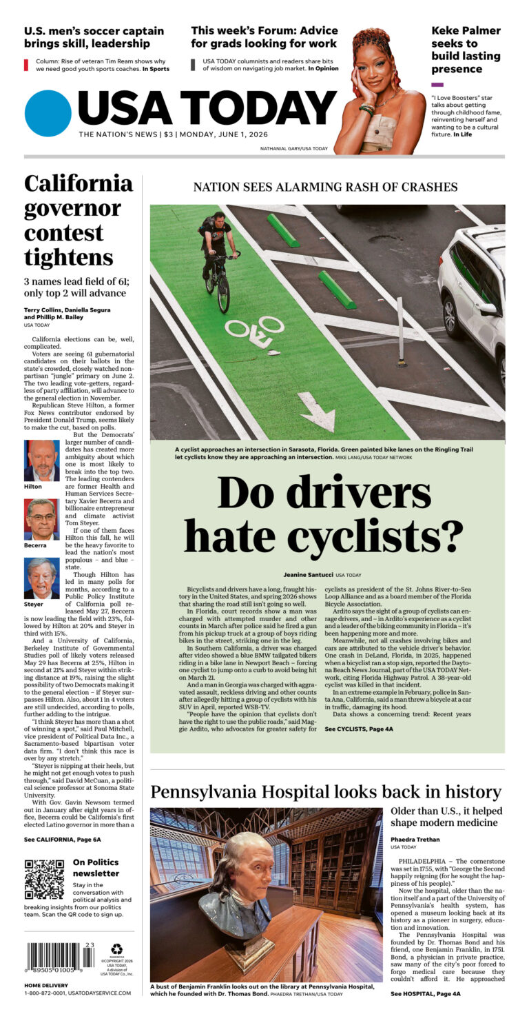 USA Today June 01 2026 USA Today Kitap Kapağı