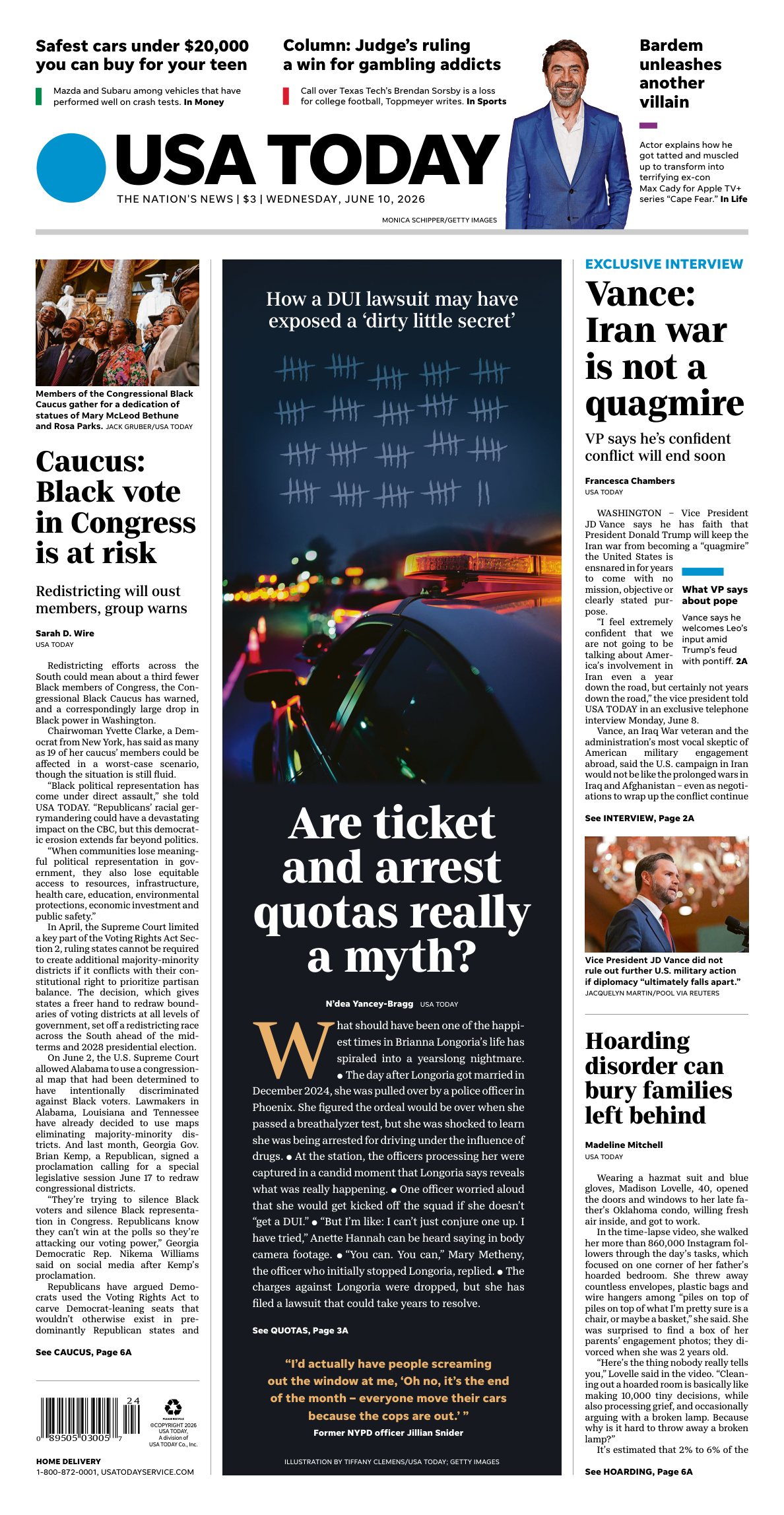 USA Today June 10 2026 USA Today Kitap Kapağı