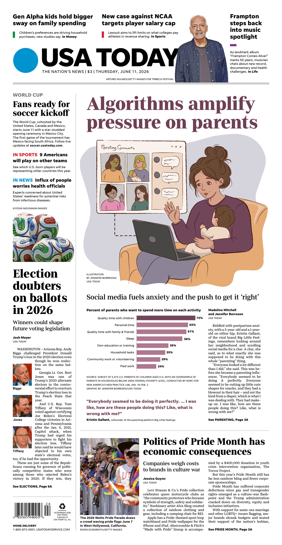 USA Today June 11 2026 USA Today Kitap Kapağı