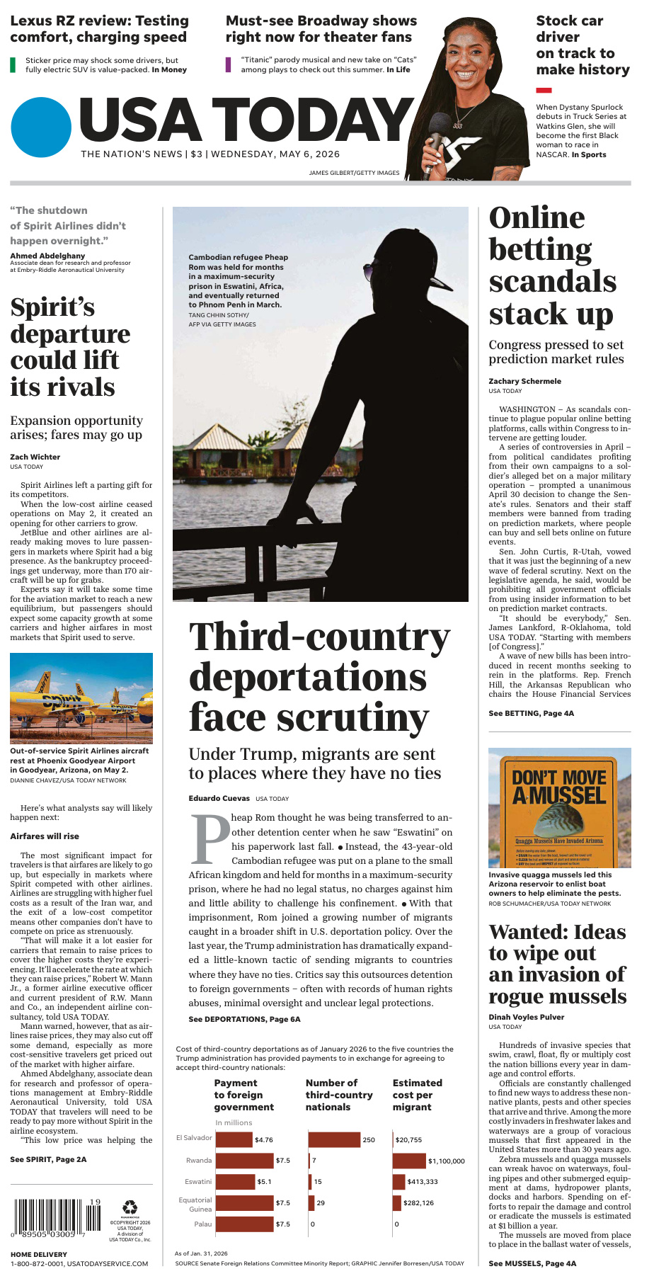 USA Today May 06 2026 USA Today Kitap Kapağı