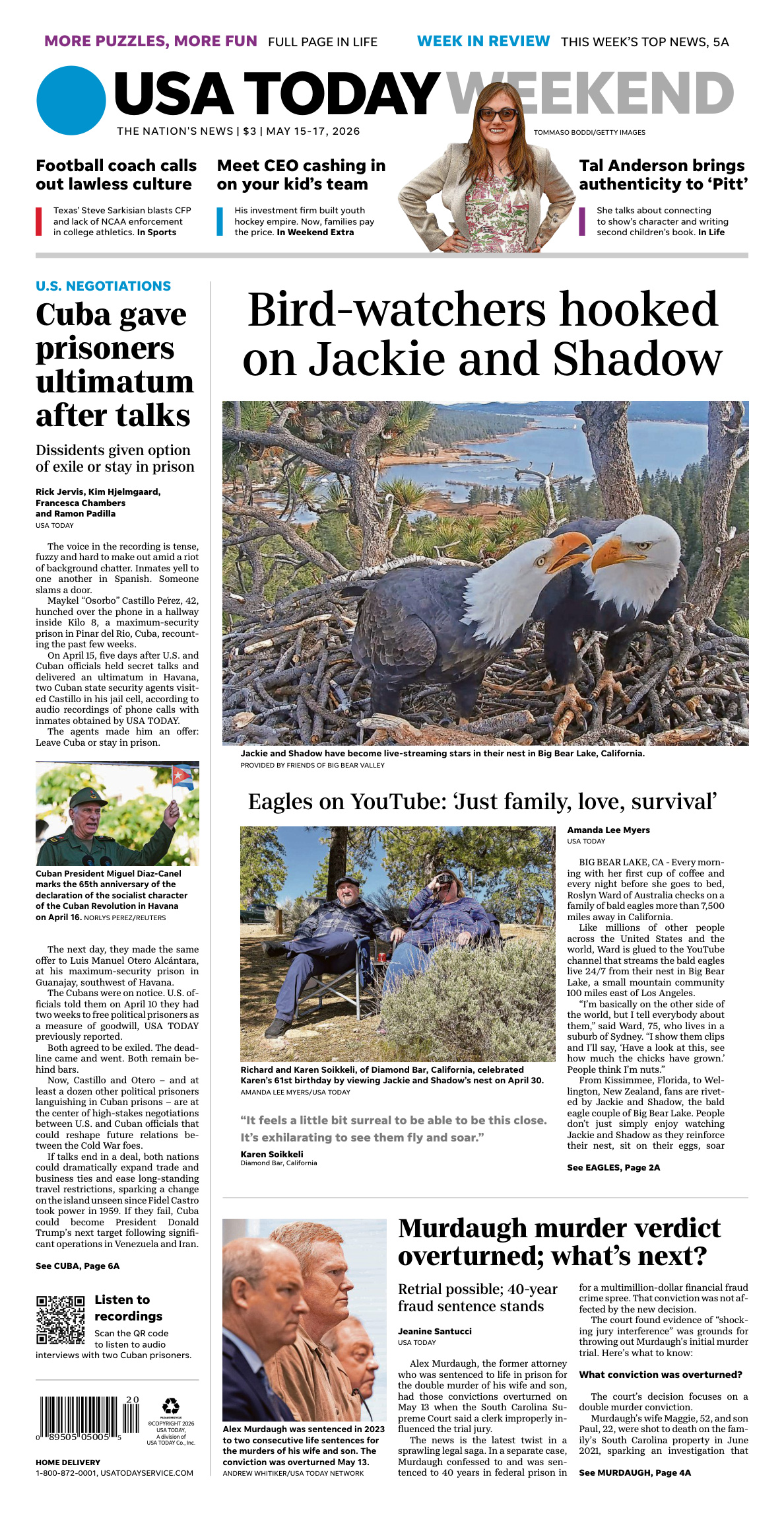 USA Today Weekend May 1517 2026 USA Today Weekend Kitap Kapağı
