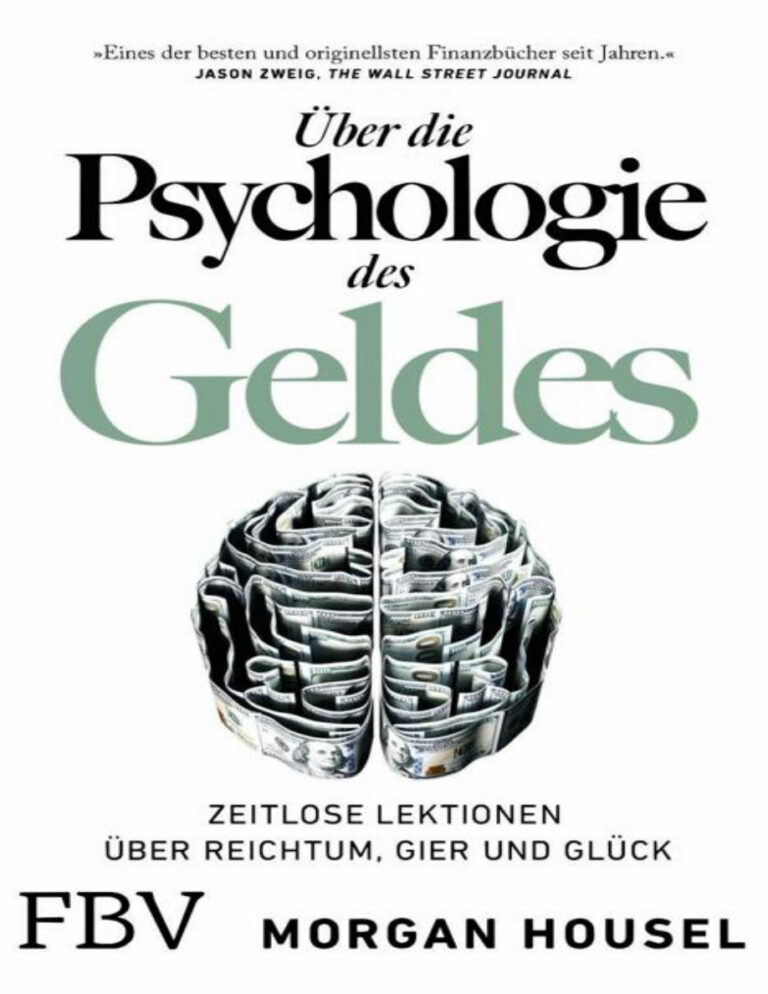Uber die Psychologie des Geldes Zeitlose Lektionen uber Reichtum Gier und Gluck German Edition Morgan Housel Kitap Kapağı