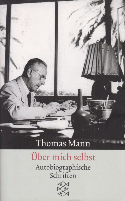 Uber mich selbst Thomas Mann Kitap Kapağı