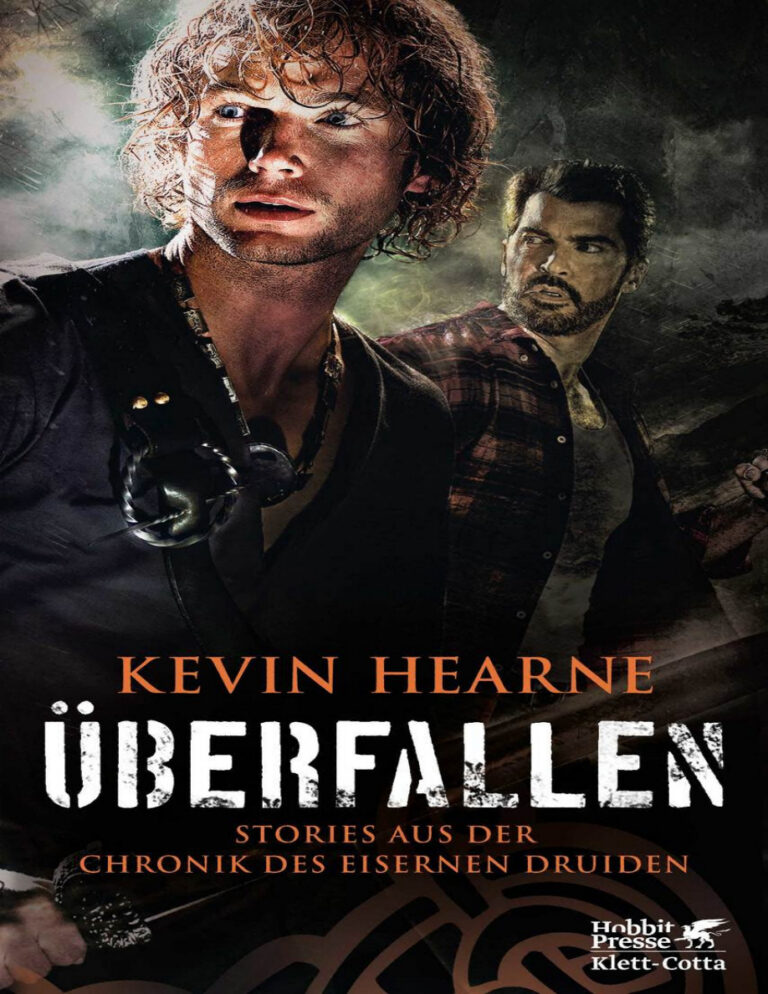 Uberfallen Stories aus der Chronik des Eisernen Druiden German Edition Kevin Hearne Kitap Kapağı