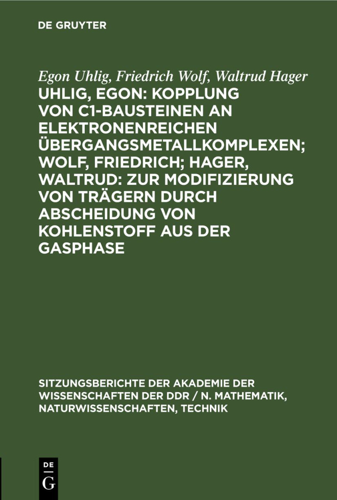 Uhlig Egon German Edition Egon Uhlig Kitap Kapağı