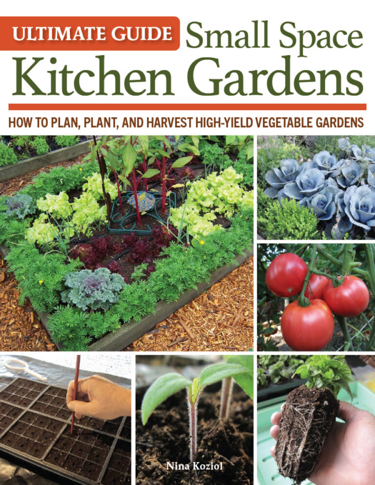Ultimate Guide Small Space Kitchen Gardens Nina Koziol Kitap Kapağı