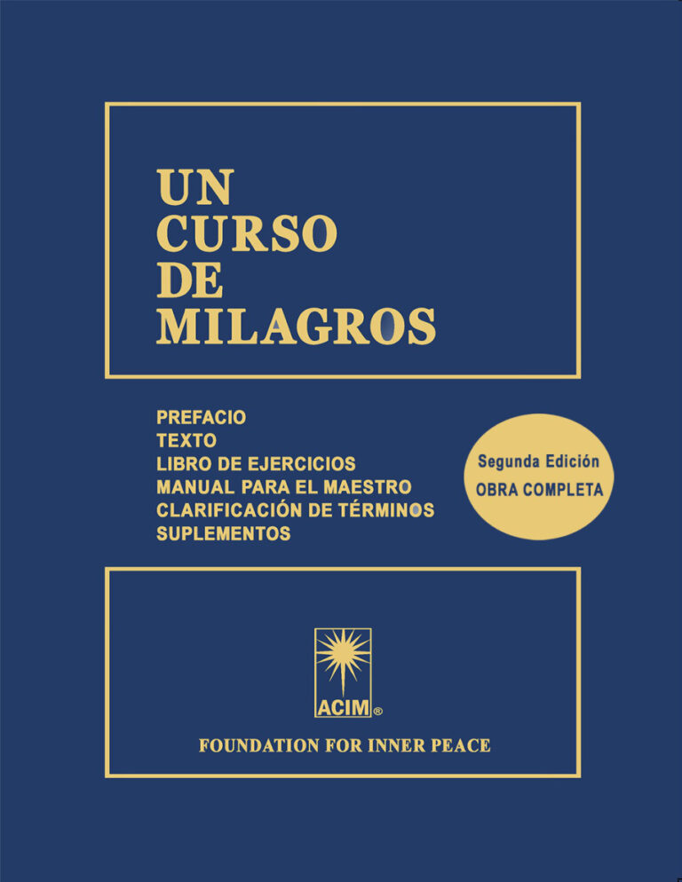 Un Curso de Milagros Spanish Edition Helen Schucman Kitap Kapağı