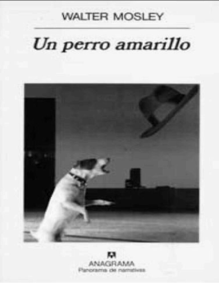 Un perro amarillo Spanish Walter Mosley Kitap Kapağı