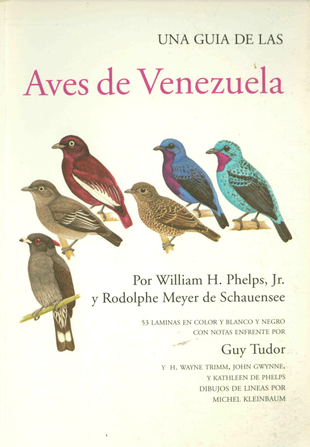 Una Guia de las Aves de Venezuela W H Phelps Kitap Kapağı