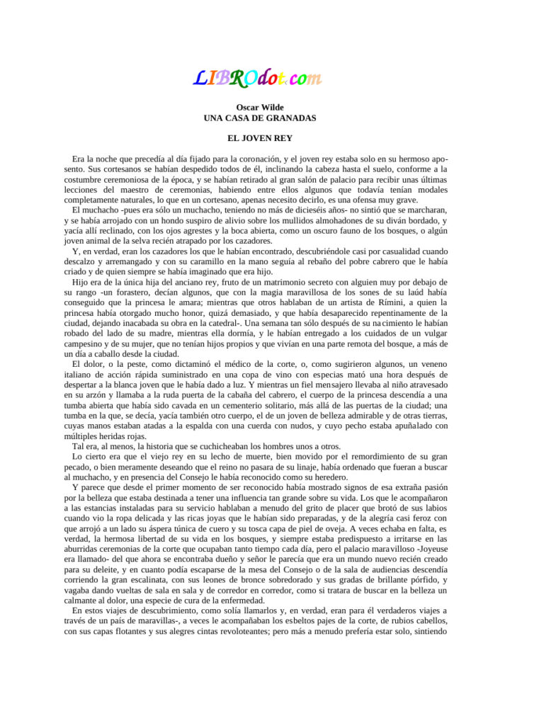 Una casa de granadas Spanish Edition Oscar Wilde Kitap Kapağı