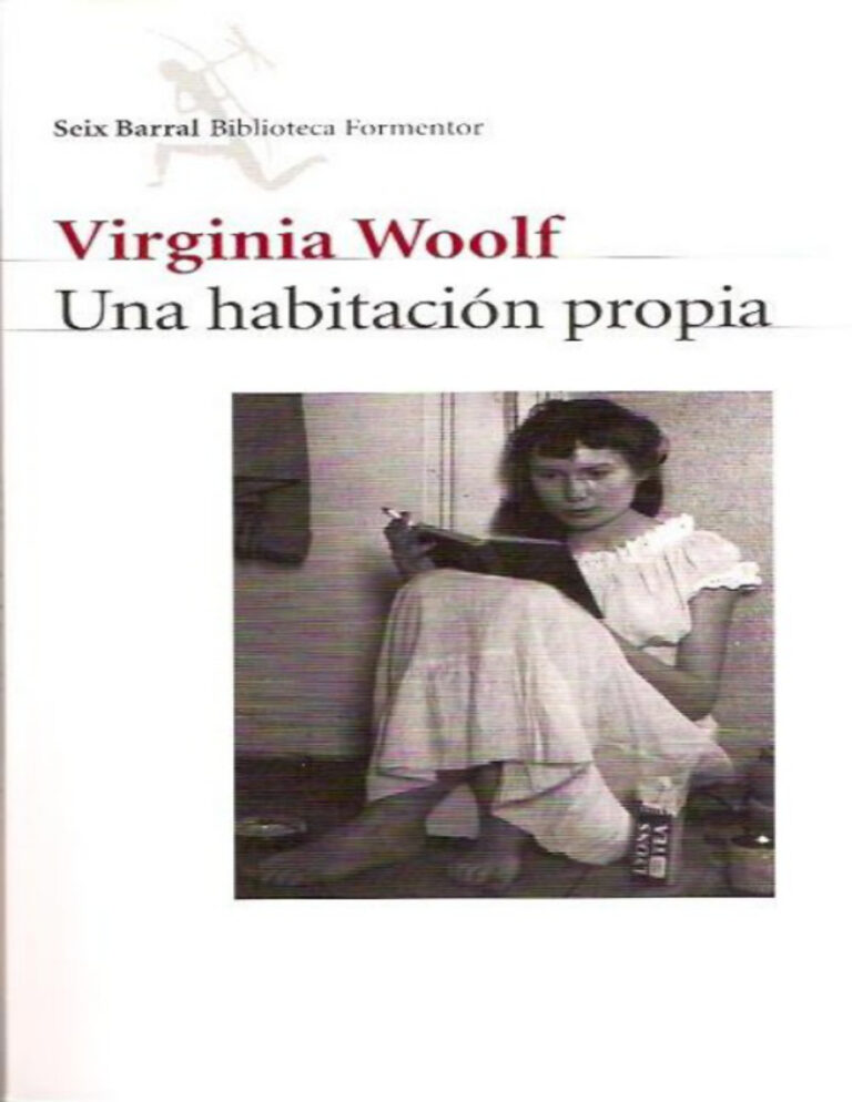 Una habitacion propia Spanish Woolf Virginia Kitap Kapağı