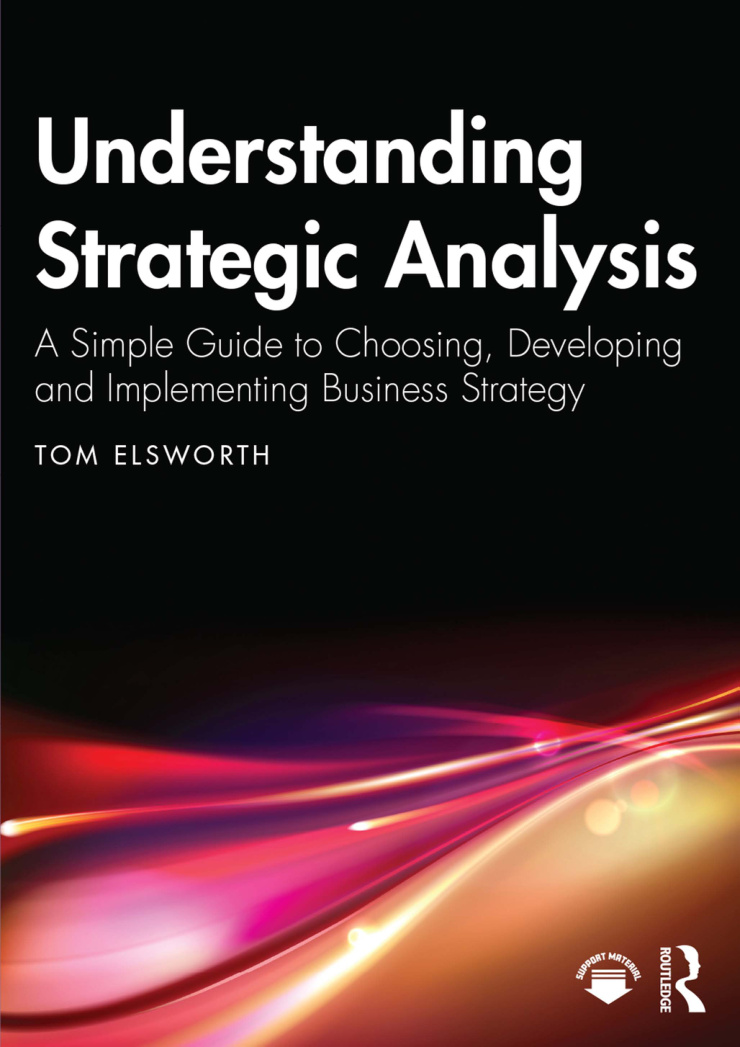 Understanding Strategic Analysis Tom elsworth Kitap Kapağı