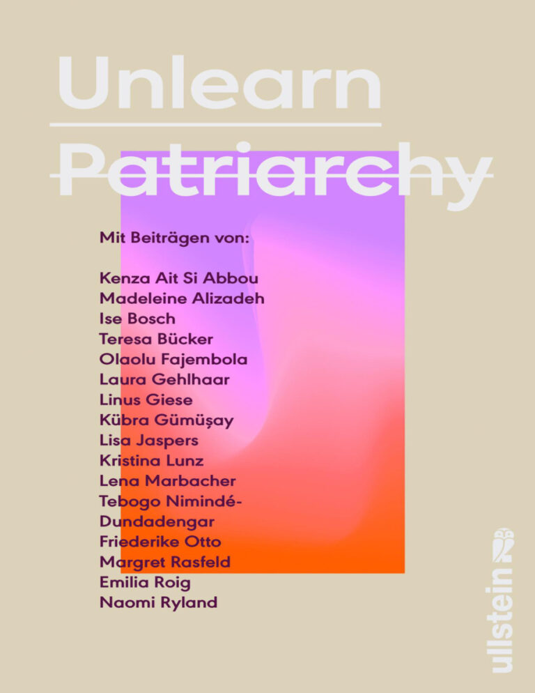Unlearn Patriarchy German Edition Naomi Ryland Kitap Kapağı