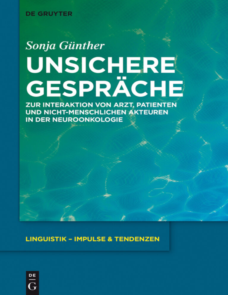 Unsichere Gesprache German Edition Sonja Gunther Kitap Kapağı