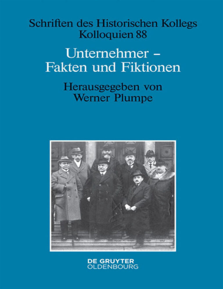 Unternehmer Fakten und Fiktionen German Edition Werner Plumpe Kitap Kapağı