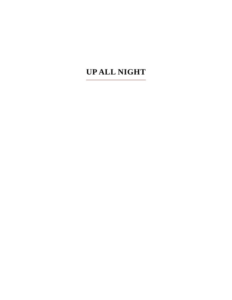 Up All Night Amanda Adams Kitap Kapağı