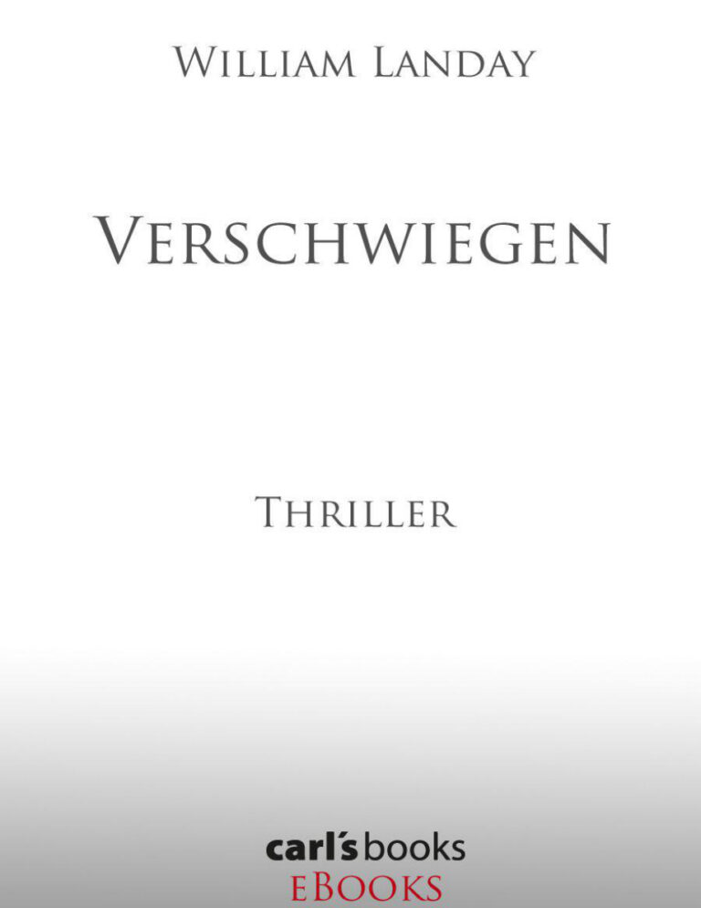 Verschwiegen Thriller German Edition Landay William Kitap Kapağı