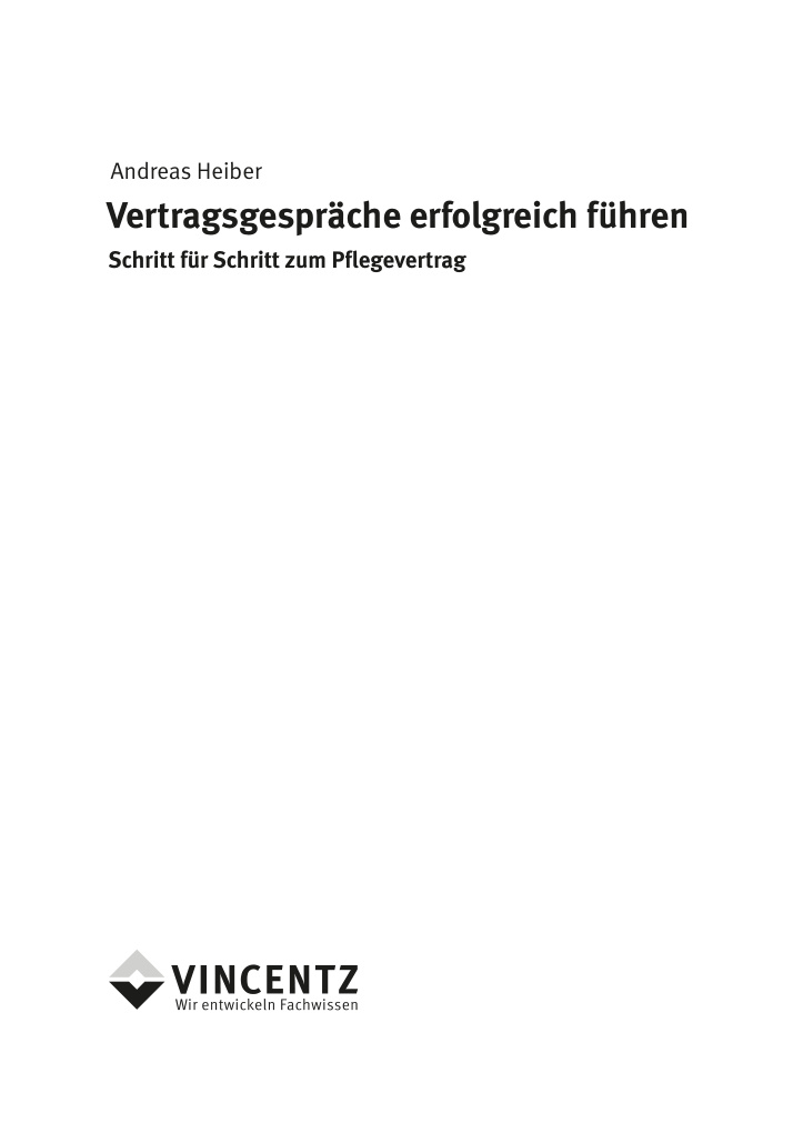 Vertragsgesprache erfolgreich fuhren German Edition Andreas Heiber Kitap Kapağı