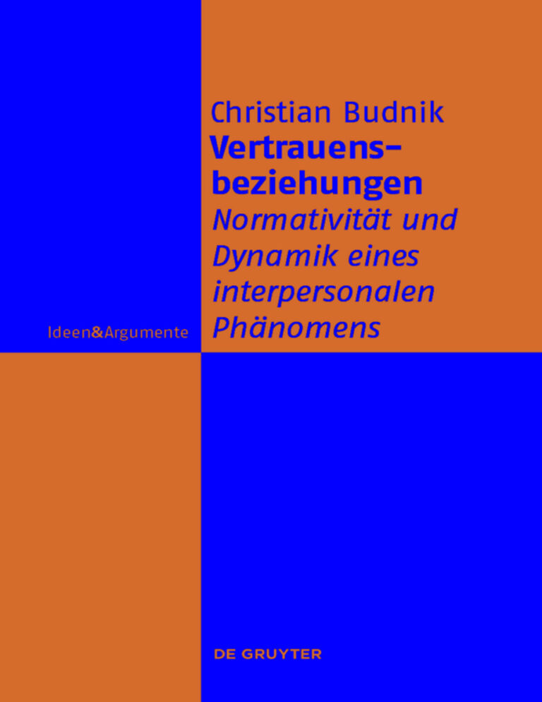 Vertrauensbeziehungen German Edition Christian Budnik Kitap Kapağı
