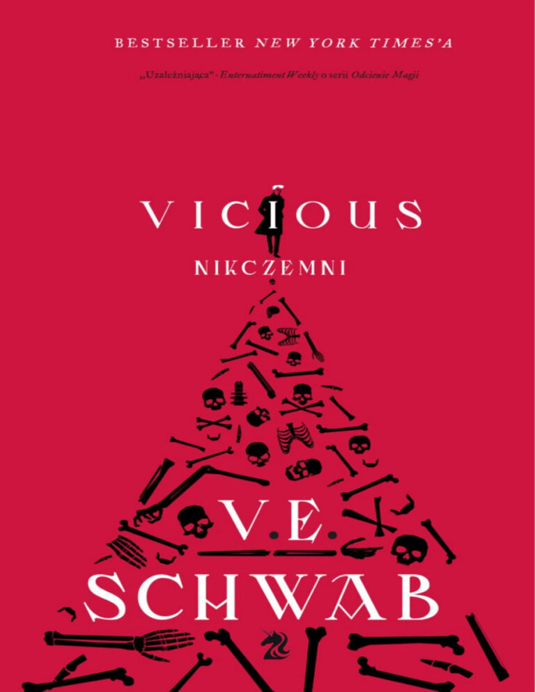 Vicious Nikczemni Polish Edition VE Schwab Kitap Kapağı