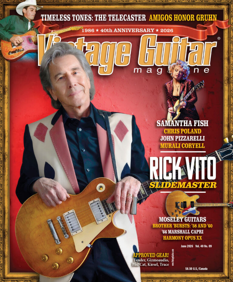 Vintage Guitar Magazine Vol 40 No 09 June 2026 Vintage Guitar Magazine Kitap Kapağı