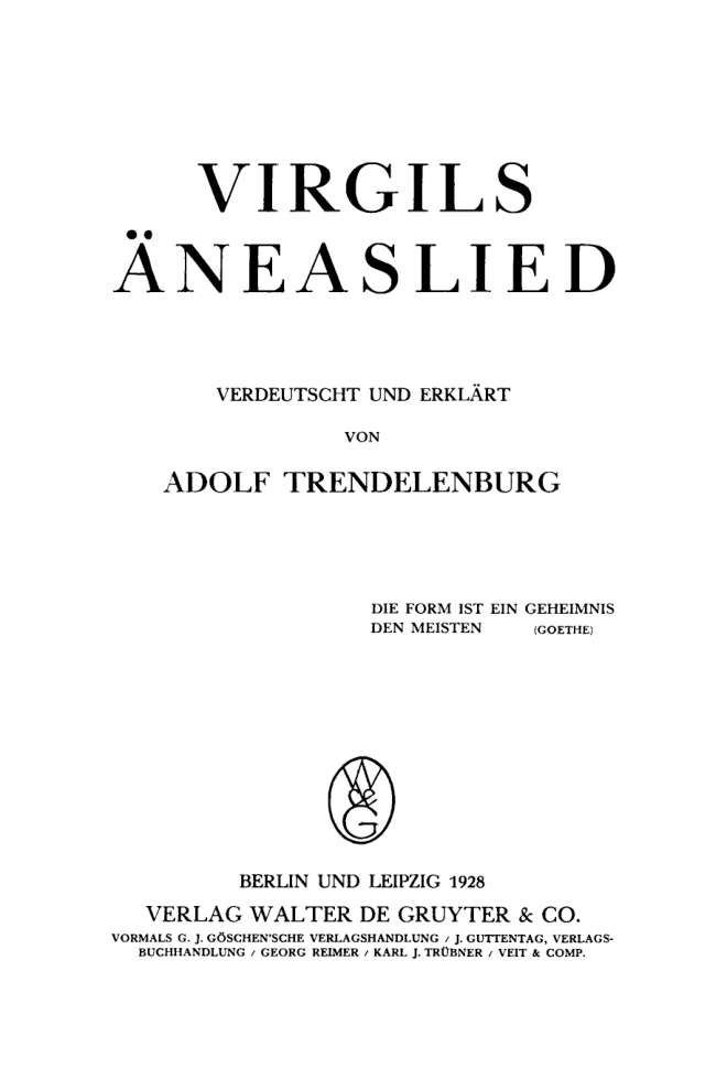 Virgils Aneaslied German Edition Virgil Kitap Kapağı