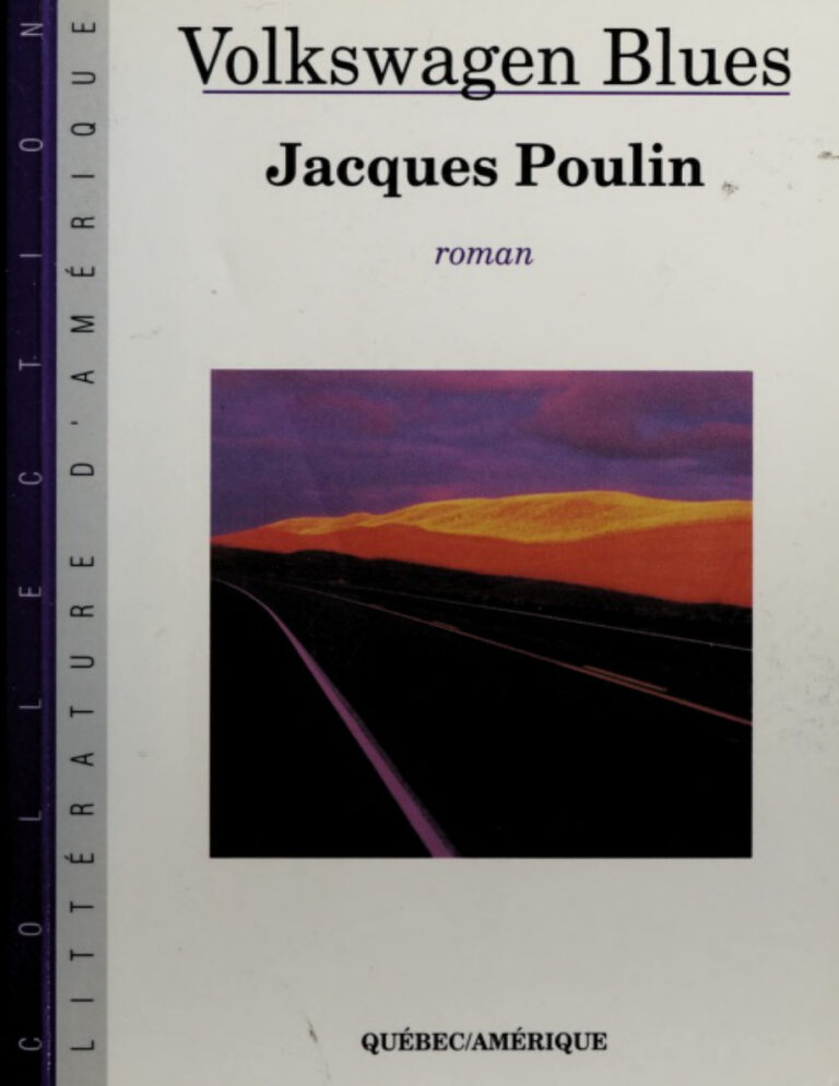 Volkswagen Blues Jacques Poulin Kitap Kapağı
