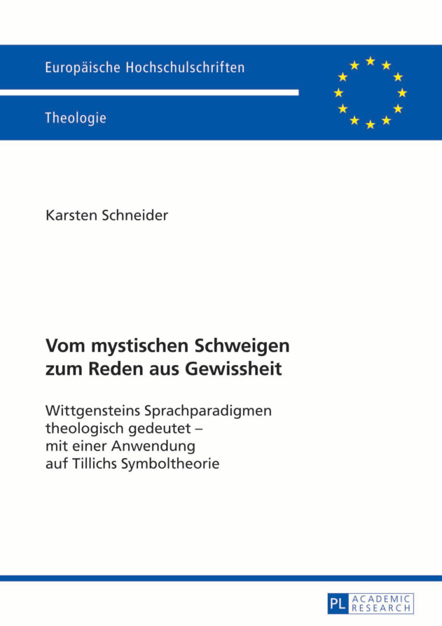 Vom mystischen Schweigen zum Reden aus Gewissheit German Edition Karsten Schneider Kitap Kapağı