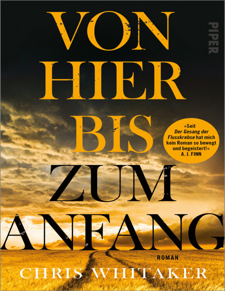 Von hier bis zum Anfang German Edition Chris Whitaker Kitap Kapağı