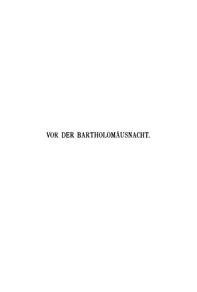 Vor der Bartholomausnacht German Edition Hermann Baumgarten Kitap Kapağı