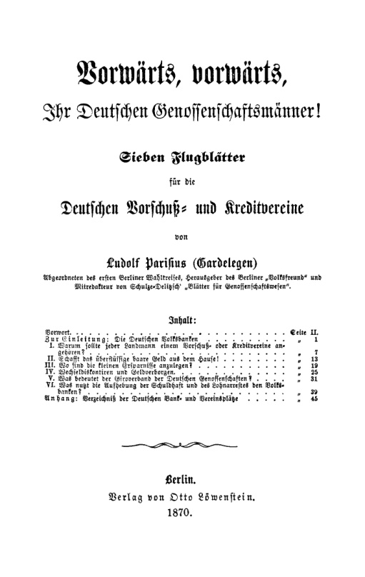 Vorwärts vorwärts Ihr Deutschen Genossenschaftsmänner PDF Download